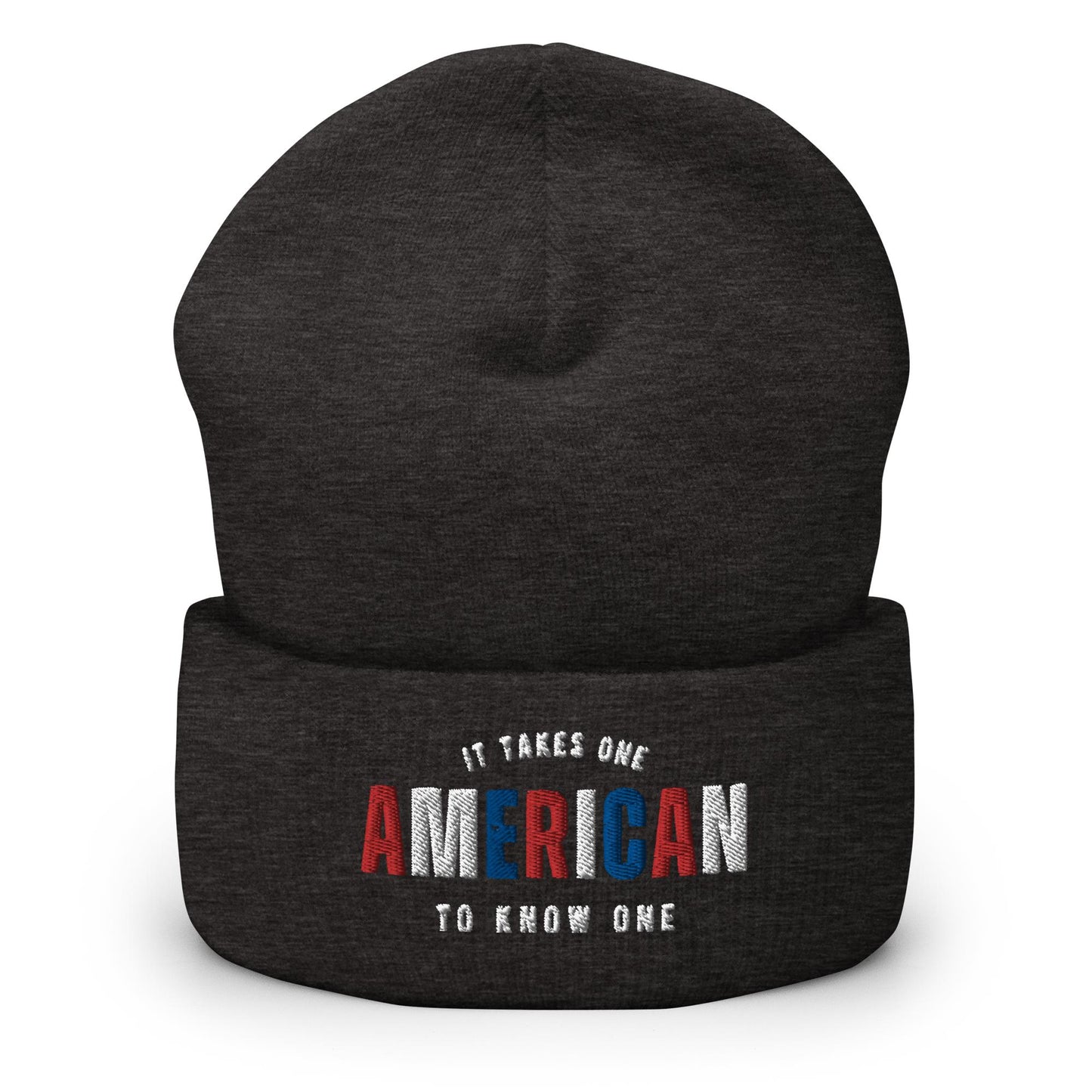 AMERICAN It Takes One To Know One™ Cuffed Beanie